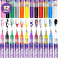 🥳Last Day-50% Off🎨💅12/24 Colors Nail Art Pens Set