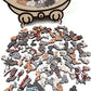 🎁Christmas Sale 70% OFF🎅135-Piece Morandi-Colored Cat Shaped Wooden Jigsaw Puzzle