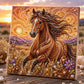 🏆 Highland Cow Pearl Art DIY Kit – Relaxing DIY Craft to Create Stunning Coastal Artwork