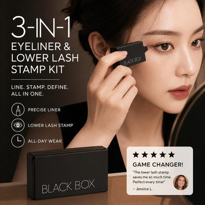 🎉 2026 Sale — Over 128,000 Sold! 👁️ BUY 1 GET 1 FREE‼️✨3-in-1 Eyeliner & Lower Lash Stamp Kit – Waterproof & Smudge-Proof 💄-B