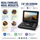 🔥2026 New Upgrade ＆ Hot Sale🔥FREE SHIPPING🛩️7.8" HD Portable DVD/EVD Player📺