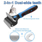 ⏳LAST DAY: Buy 2 Get 1 FREE! 🎉 #1 in UK Pet Grooming 2026 🏆Professional Double-Sided Deshedding Brush for Dogs & Cats – Reduces Shedding by 90%💪