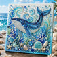 🌊LAST DAY SALE: Only £7.99🌊✨ Ocean Theme Pearl Art DIY Kit – Relaxing DIY Craft to Create Stunning Coastal Artwork
