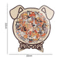 🥳2026 HOT SALE🥳💞50K+ SOLD! 🎁60% OFF🧩135-Piece Morandi-Colored Cat Shaped Wooden Jigsaw Puzzle