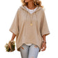 🎁2026 New Arrivals💥Last Day Sale 50% Off💃Women's Loose Fit Wide Sleeve Hoodie Casual Sweatshirt-Q