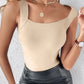 🏆Last Day Special Price ￡7.99!!💐Women's U Neck Camisole High Strechy Seamless Built-in Bra Padded Tank Tops