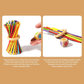 🔥Wooden Stick Game, Colorful Educational Toy for Cognitive Development & Focus Training, Includes Mixed Colors Sticks and Dual-level Puzzle