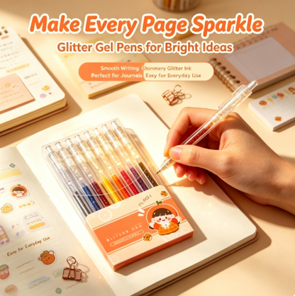 🥳LAST DAY SPECIAL PRICE ￡7.99💞🎁2026 New Arrivals 50% OFF🎨 Quick-Drying Sparkle Pen Set for Cards, Planners and Scrapbooks