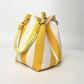 🏆👜 Limited-Time Sale: ￡7.99 🌴Striped Knit Bucket Handbag for Women – Handmade Summer Beach Shoulder Bag