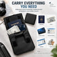 ✈️ Hidden Anti-Theft Passport Pouch – Slim Travel Security Belt Wallet for Cash, Cards & Documents