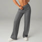 💗LAST DAY SALE 50% OFF⚡50K+ SOLD💕Women's Plain Loose Straight Leg Pants1