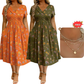🥳2026 HOT SALE🥳💞50K+ SOLD!🔥🏠 50% OFF! ✨Women's V-Neck Floral Print Dress with Twist Waist