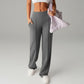 💗LAST DAY SALE 50% OFF⚡50K+ SOLD💕Women's Plain Loose Straight Leg Pants1