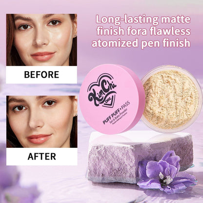 💥New Year Hot Sale🔥Loose Cosmetic Setting Powder with Extra Fluffy Puff
