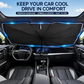 ⏰🔥LIMITED TIME 50% OFF!🔥50K+ SOLD!🛡️☂️ Upgraded Car Windshield Sun Shade Umbrella❄️