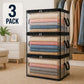 ⏰LAST DAY BUY 2 GET 1 FREE!!💕HomeVault™🇬🇧 Transparent Storage Bag – Large, Dust & Moisture-Proof with Handle✨Ultimate All-in-One Organizer for Clothes, Toys, Books, Stuffed Animals & Absolutely Everything! 🧸📚👕🧦1