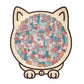 🎁Christmas Sale 70% OFF🎅135-Piece Morandi-Colored Cat Shaped Wooden Jigsaw Puzzle