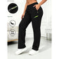 👖✨Women’s Straight-Leg Cargo Trousers – Elastic Waist, 6-Pocket Casual Pants for Work, Travel & Everyday Wear-Q