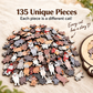 🥳2026 HOT SALE🥳💞50K+ SOLD! 🎁60% OFF🧩135-Piece Morandi-Colored Cat Shaped Wooden Jigsaw Puzzle