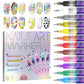 🥳Last Day-50% Off🎨💅12/24 Colors Nail Art Pens Set