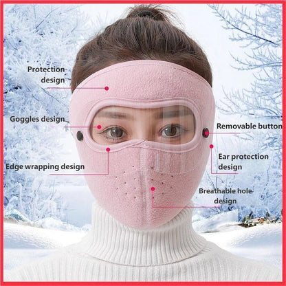 💥2026 HOT SALE💞50K+ SOLD!✨50% OFF!💥Winter Windproof Face Mask with Detachable Goggles