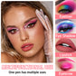 💧10-Pack Waterproof Colored Gel Eyeliner Pencil – Metallic & Shimmer Finishes, Smudge-Proof（Pencil sharpener color is random）