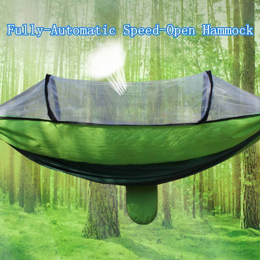 🎉HOT SALE✨Fully-Automatic Speed-Open Hammock With Net