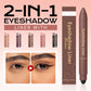 ✨ Buy 1 Get 1 FREE🎁1 set of 2 pces✨2-In-1 Eyeshadow Liner with Blending Brush