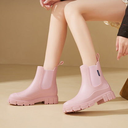 🥳2026 HOT SALE🥳💞50K+ SOLD! 💥Waterproof Non-Slip Chelsea Rain Boots for Women