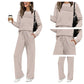 🔥LAST DAY SALE 50% OFF👍✨Women's Crew Neck Top & Drawstring Pants Set