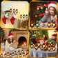 🎉2025 New Products Hot Sale🎁Christmas Decoration Mini Snowman Lantern with Hats and Scarves