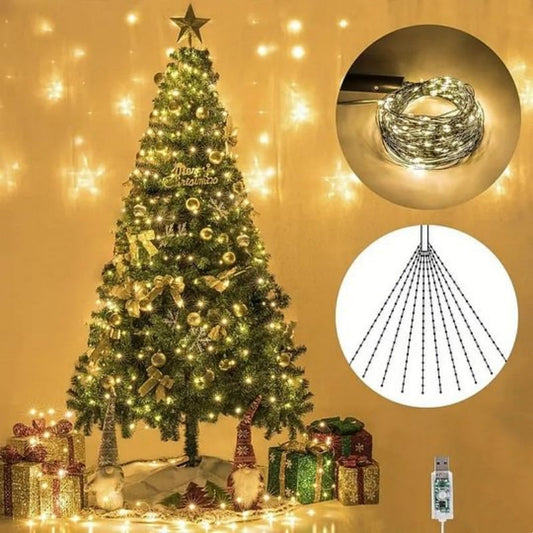 🎅CHRISTMAS SEASON SPECIAL PRICE £9.99!!✨Waterproof Christmas LED Firefly Twinkle Bunch Lights
