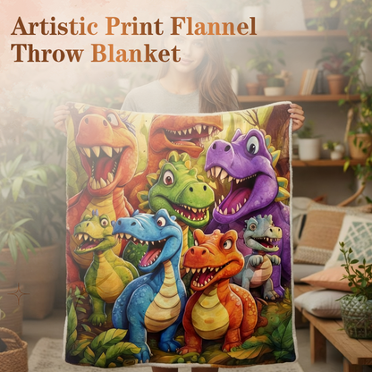 🏆2026 New Year Sale 50% OFF💕Artistic Print Flannel Throw Blanket