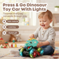 🦖2025 Hot Sale 50% OFF🔥Press & Go Dinosaur Toy Car with Lights🎁