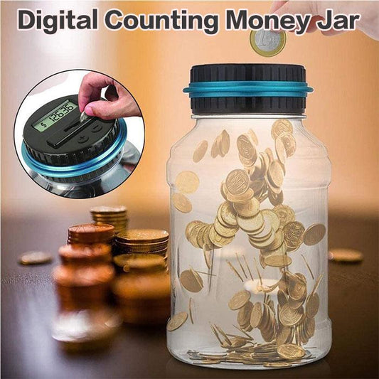 ⚡🥳2026 HOT SALE💞50K+ SOLD!💥LIMITED TIME 50% OFF! ⭐ Watch Savings Grow – Digital Money Box with Auto Coin Counting & Target Setting-Q