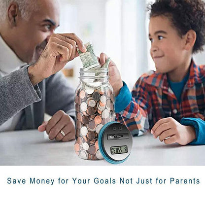 ⚡🥳2026 HOT SALE💞50K+ SOLD!💥LIMITED TIME 50% OFF! ⭐ Watch Savings Grow – Digital Money Box with Auto Coin Counting & Target Setting-Q