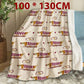 Cute Dachshund Pattern Blanket