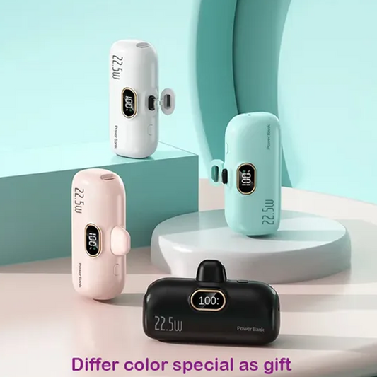 ✨【Limited Offer 66% OFF!】💕5000mAh Mini Power Bank – Ultra-Portable & Universally Compatible🔋📱-B