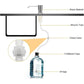 ✨💕Dish Soap Dispenser for Kitchen Sink, Countertop Sink Soap Dispenser Water Pump with 39” No-Spill Extension Tube Kit Design for Kitchen Bathroom