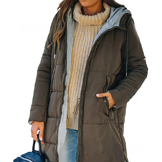 💥Warm Winter Sale 40% OFF!💥Solid Color Hooded Slim Fit Jacket