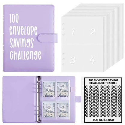 100-day Money-saving Envelope Challenge Binder