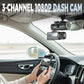 🥳2026 HOT SALE🥳💞50K+ SOLD!💥📹🔒 50% OFF! 3-Channel 1080P Dash Cam – Front, cabin & rear recording. Infrared night vision, 24h parking monitor. Clean hidden wiring. Never miss a moment. 🛡️✨