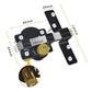 🔒 LIMITED-TIME 50% OFF! ✨ Heavy-Duty Long Throw Gate Lock – Dual-Sided Key, 5 Keys Included 🏡