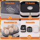 💥2026 HOT SALE💞50K+ SOLD! ✨ 50% OFF!💥Multifunctional Egg Steamer with Clear Lid