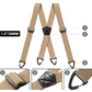 ⏰LAST DAY BUY 2 GET 1 FREE!📢Men's X-Back Suspenders with Hook Clips