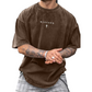 👕 50% OFF NOW! ✝️ Men's Vintage T-Shirt with Cross & Letter Print – Soft Cotton, Relaxed Fit & Perfect for a Classic Casual Look 🏠