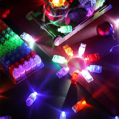 👍✨2026 Clearance Sale - only ￡9.99💞Mini Colorful LED Glow Finger Light