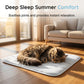 ❄️[Summer Sale] Pet Cooling Ice Silk Mat – Summer Cooling Pet Bed Pad for Dogs and Cats, Breathable Washable Sleeping Cushion for Indoor and Outdoor Use, Lightweight Cooling Crate and Sofa Pet Mat