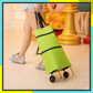 🔥Limited Offer⚡50K+ SOLD!🛍️2-in-1 Convertible shopping tote – hides wheels, holds 20kg, expands with zipper!