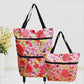 🔥Limited Offer⚡50K+ SOLD!🛍️2-in-1 Convertible shopping tote – hides wheels, holds 20kg, expands with zipper!